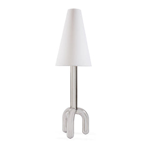   Polished Nickel Floor Lamp | Oroa.com
