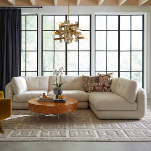   Bouclé Armless Modular Sofa | Oroa.com