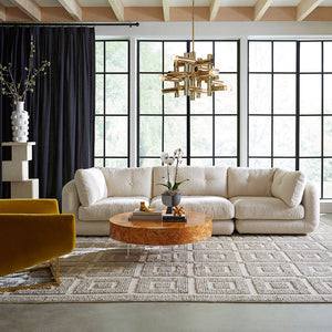   Round Mappa Wood Cocktail Table | Oroa.com