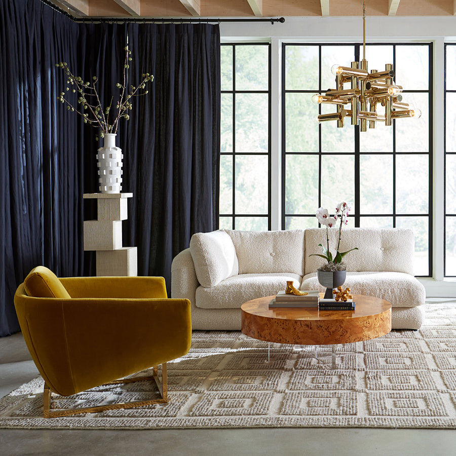   Bouclé Modular Corner Sofa | Oroa.com