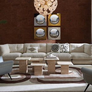   Bouclé Armless Modular Sofa | Oroa.com