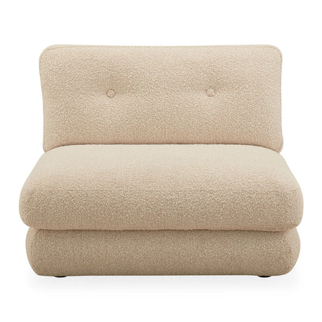   Bouclé Armless Modular Sofa | Oroa.com