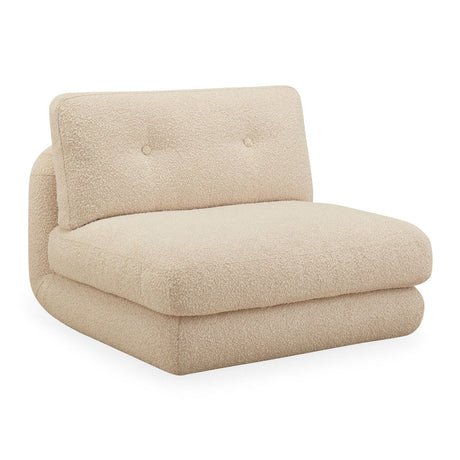   Bouclé Armless Modular Sofa | Oroa.com