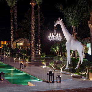  Outdoor Giraffe Statue Chandelier | Oroa.com