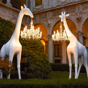   Outdoor Giraffe Statue Chandelier | Oroa.com