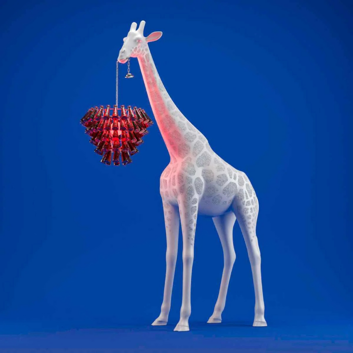   White Giraffe Floor Lamp M | Oroa.com