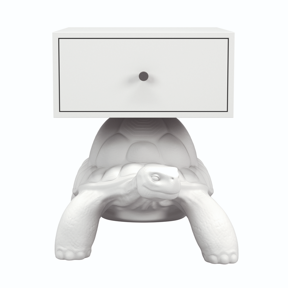   White 1-Drawer Bedside Table | Oroa.com