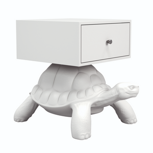   White 1-Drawer Bedside Table | Oroa.com