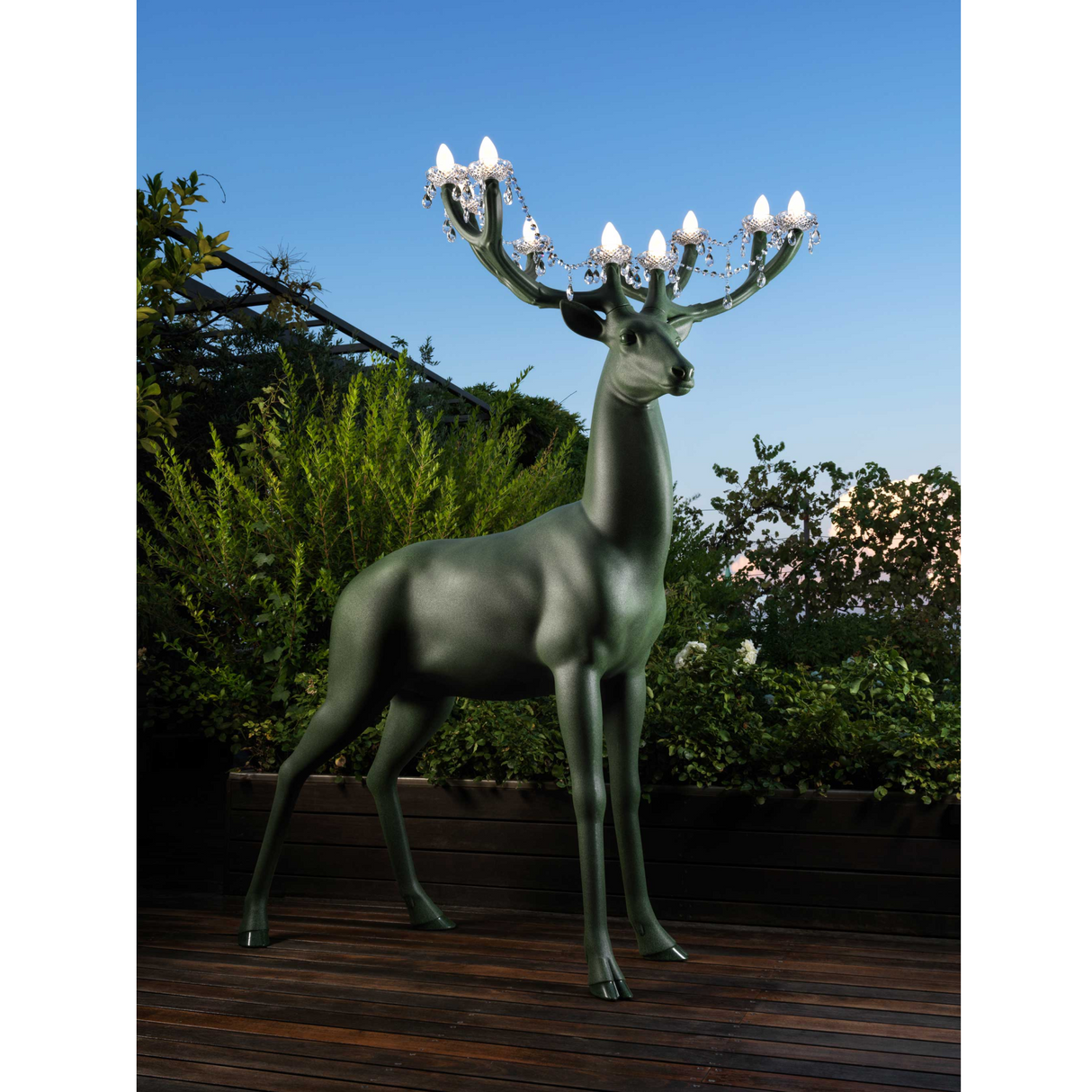   Deer Sculpture Indoor/Outdoor Lamp | Oroa.com