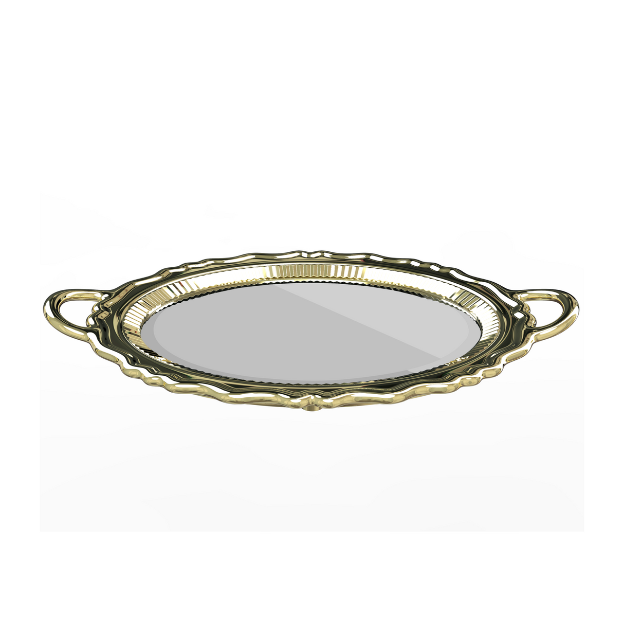   Metallic Tray Wall Mirror | Oroa.com