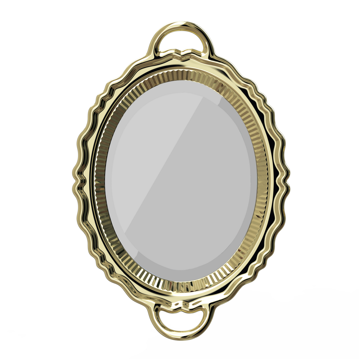   Metallic Tray Wall Mirror | Oroa.com