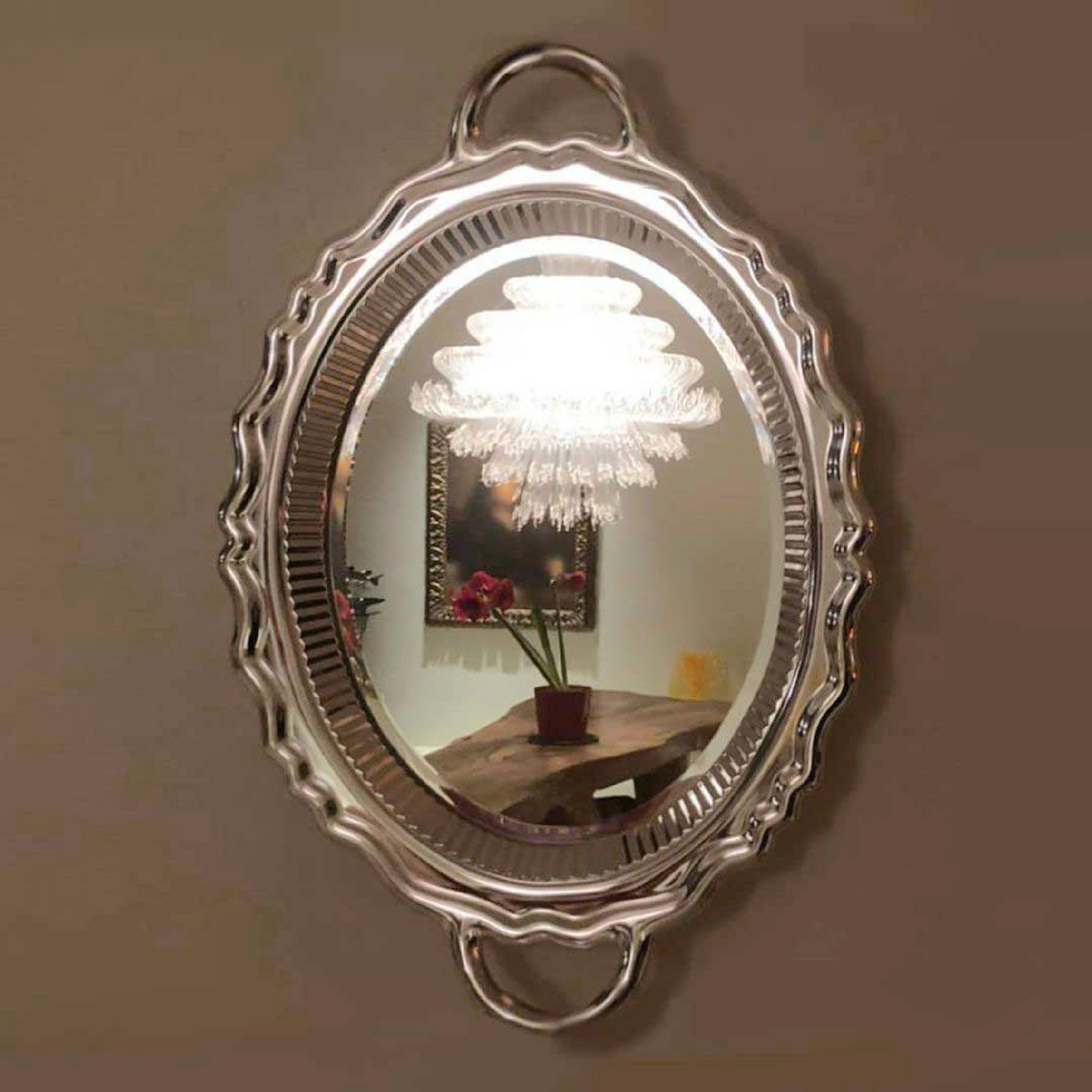   Metallic Tray Wall Mirror | Oroa.com
