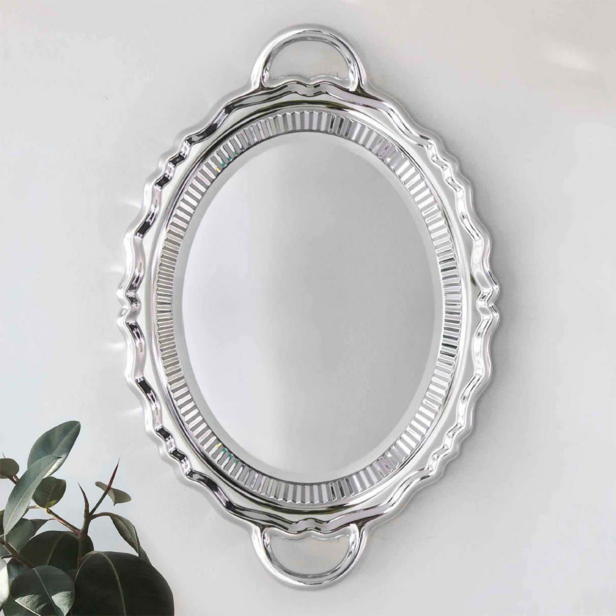   Metallic Tray Wall Mirror | Oroa.com