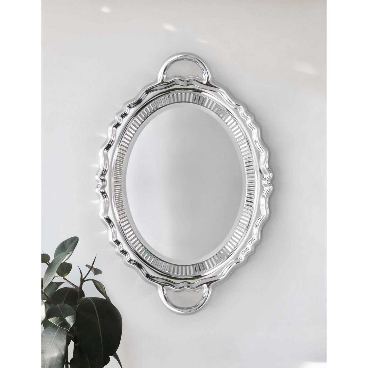   Metallic Tray Wall Mirror | Oroa.com