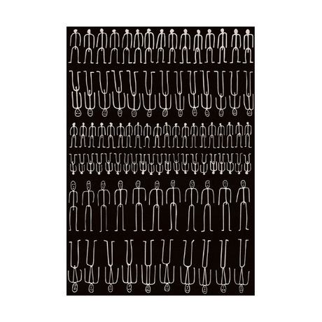   Human Line Art Carpet | Oroa.com