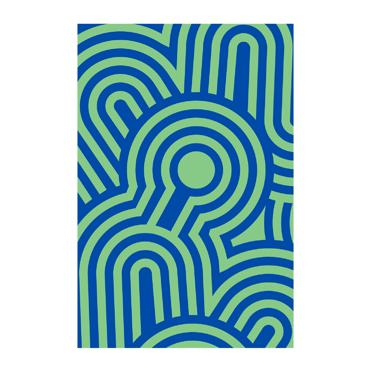   Curved Pattern Rug 10' x 6'7" | Oroa.com