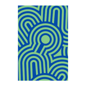  Curved Pattern Rug 10' x 6'7" | Oroa.com