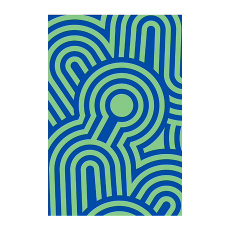   Curved Pattern Rug 10' x 6'7" | Oroa.com
