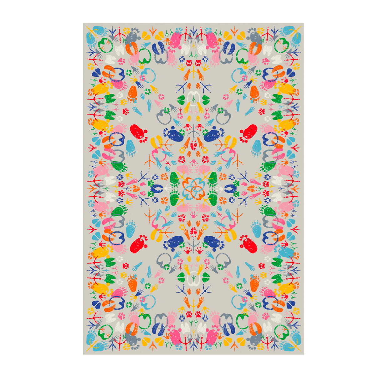   Foot Prints Rug | Oroa.com