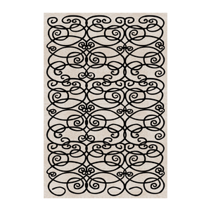   Sprial Pattern Beige Rug 10' x 6'7" | Oroa.com