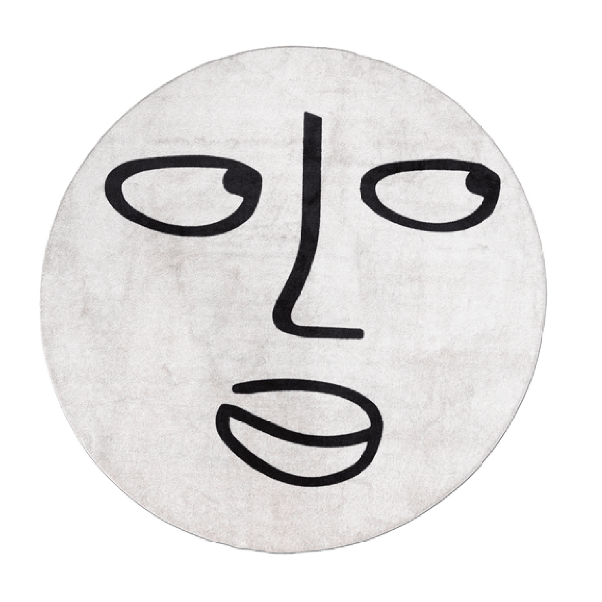  White Round Rug | Oroa.com