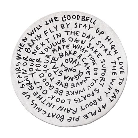   Monochromatic Round Rug | Oroa.com