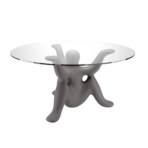   Sculptural Glass-Top Table | Oroa.com
