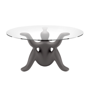   Sculptural Glass-Top Table | Oroa.com