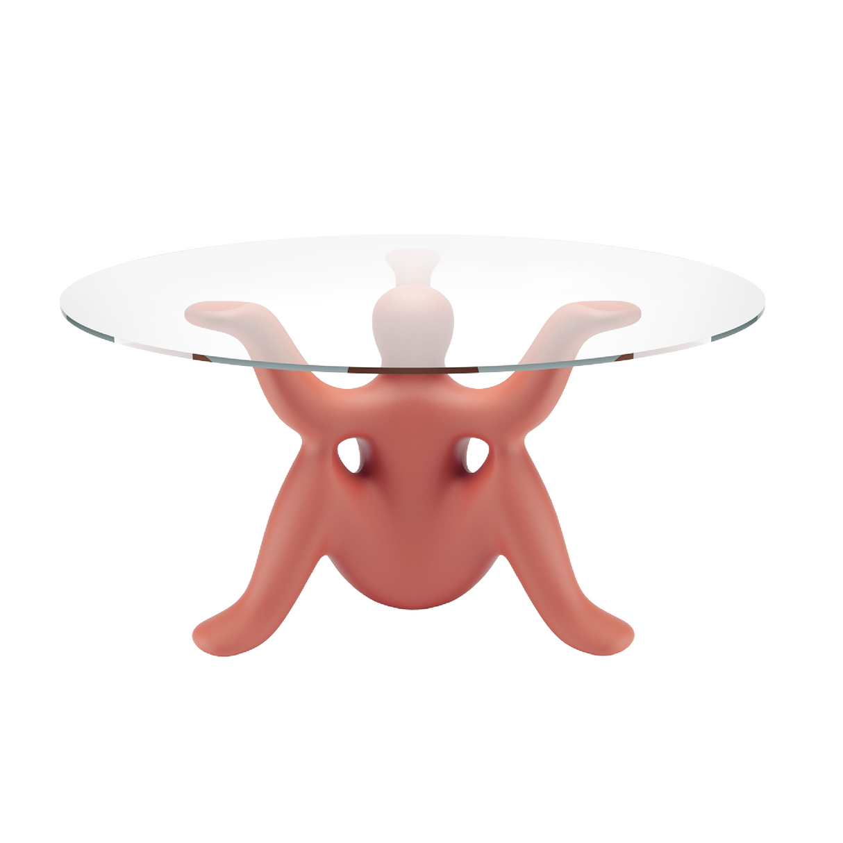   Sculptural Glass-Top Table | Oroa.com