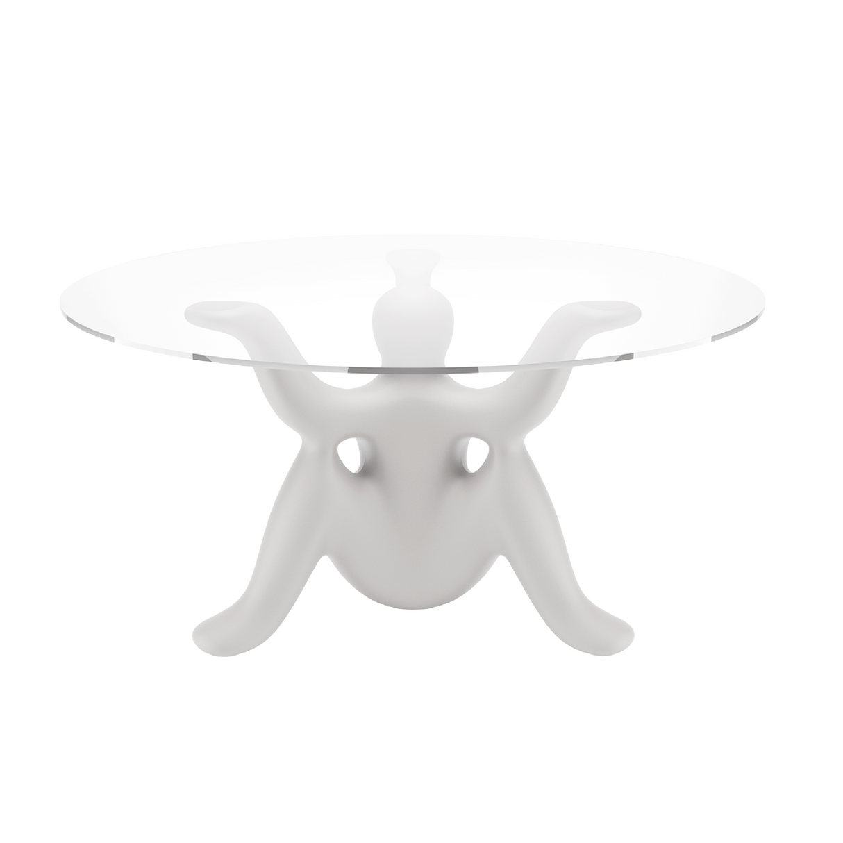   Sculptural Glass-Top Table | Oroa.com