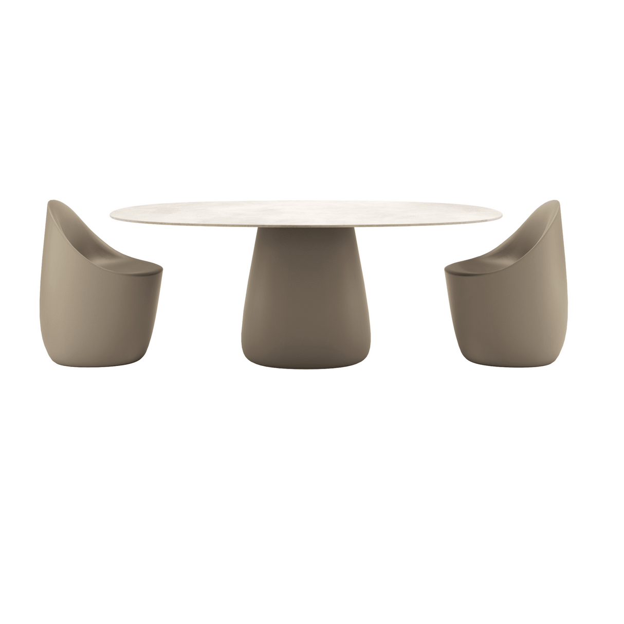   Oval Indoor/Outdoor Dining Table | Oroa.com