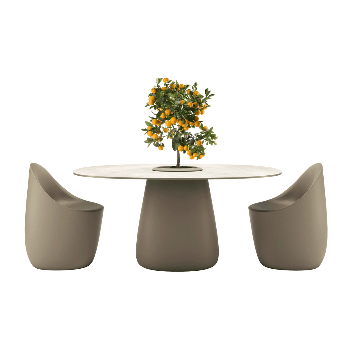   Indoor/Outdoor Bucket Dining Table | Oroa.com