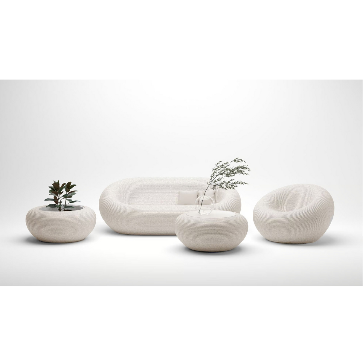   Modern Oblong Outdoor Sofa | Oroa.com