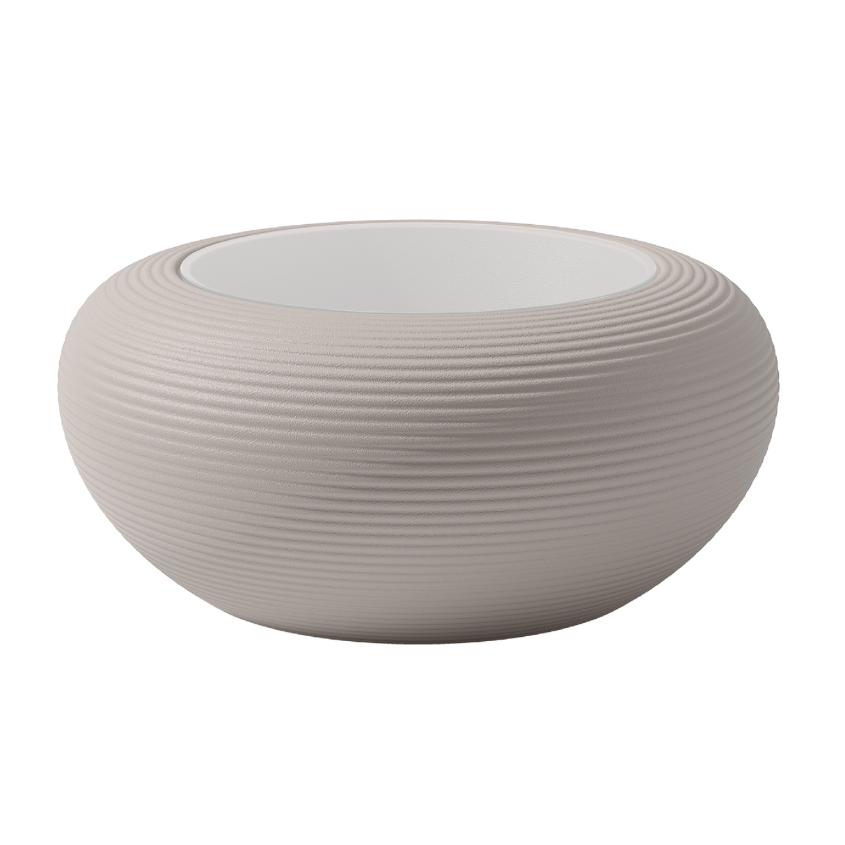   Glass Top Low Round Table | Oroa.com