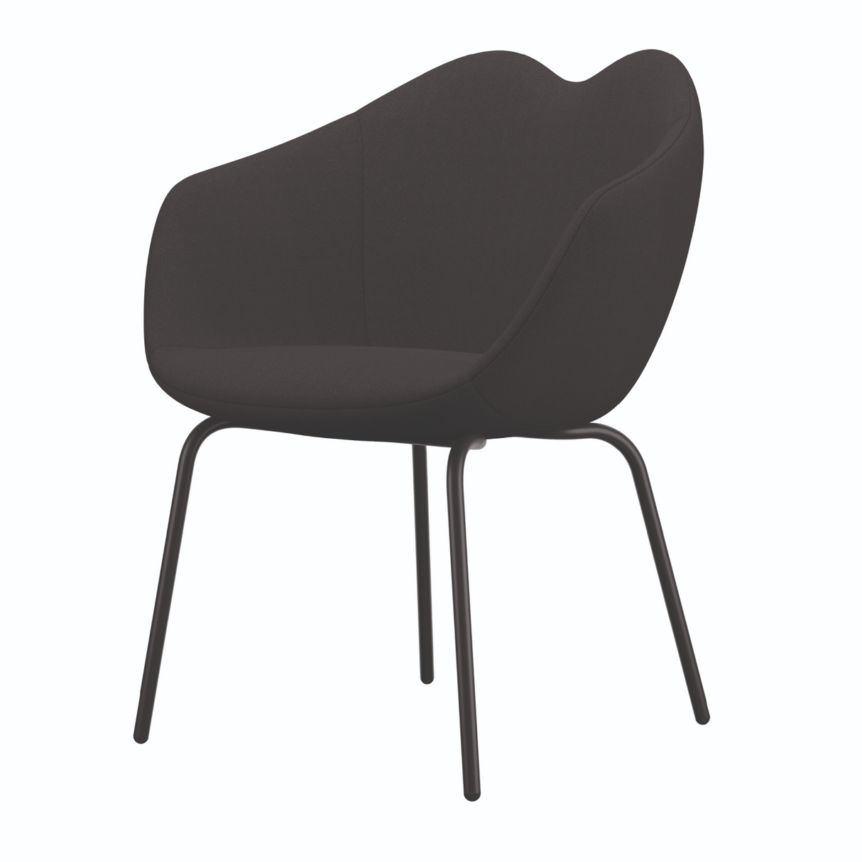   Lips-Shaped Fabric Chair | Oroa.com