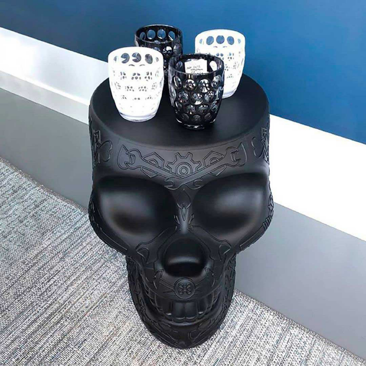   Skull-Shaped Stool Side Table | Oroa.com