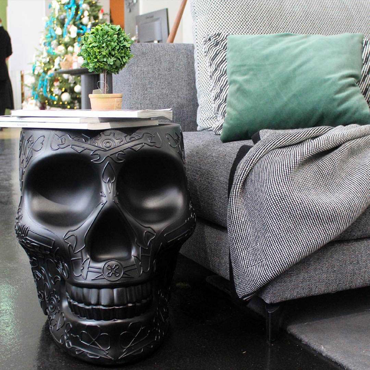   Skull-Shaped Stool Side Table | Oroa.com