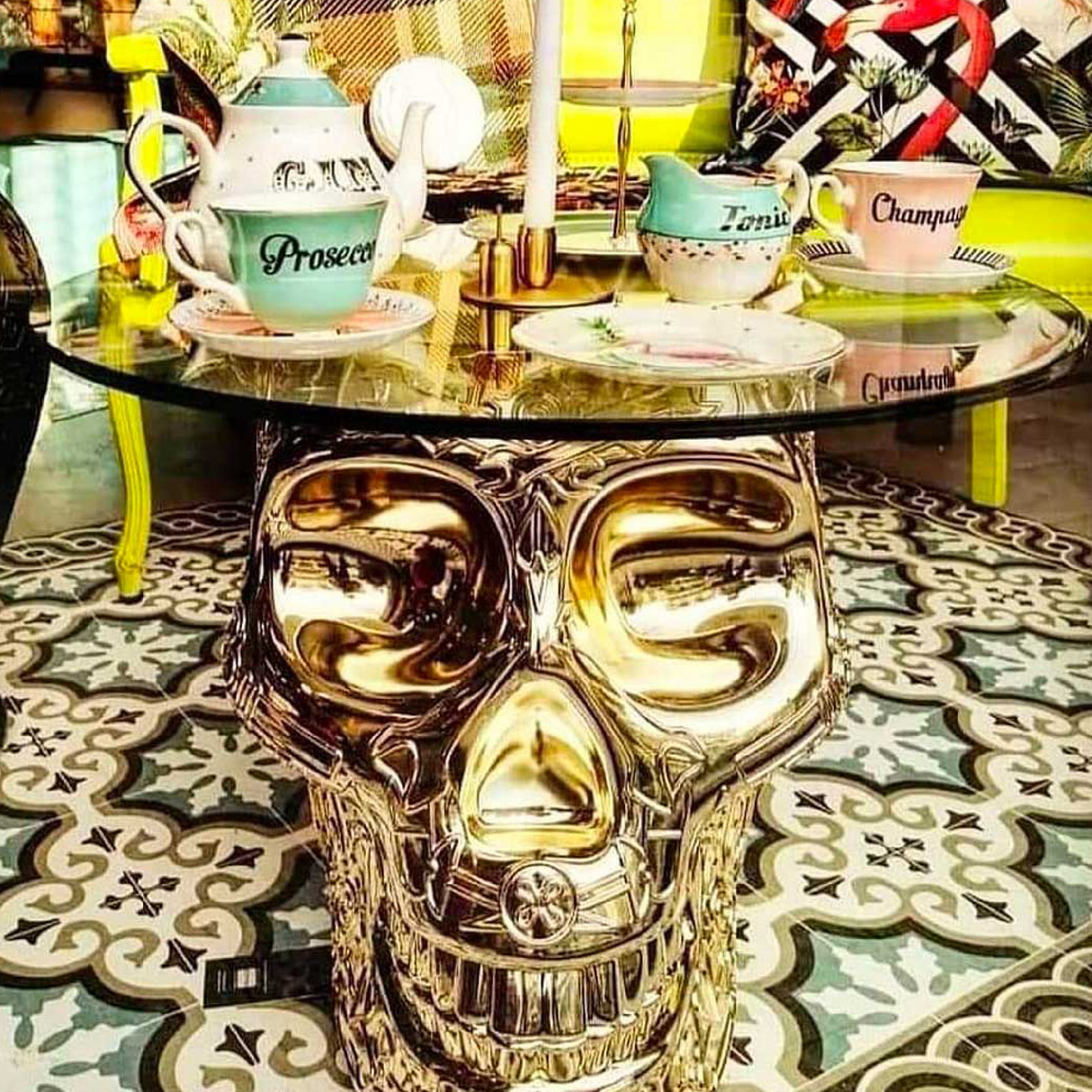   Skull-Shaped Stool Side Table | Oroa.com