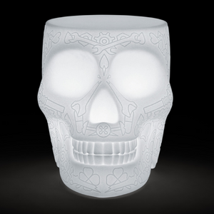   Skull Stool with Rechargeable LED Lamp | Oroa.com