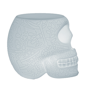   Skull Stool with Rechargeable LED Lamp | Oroa.com