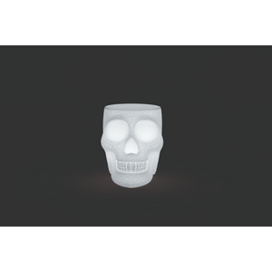   Skull Stool with Rechargeable LED Lamp | Oroa.com