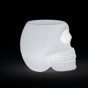   Skull Stool with Rechargeable LED Lamp | Oroa.com
