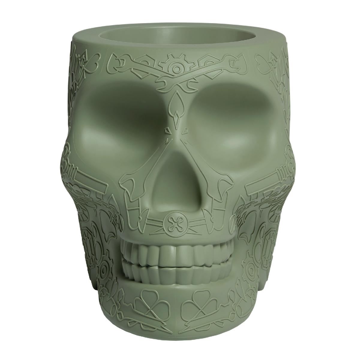   Skull-Shaped Planter Champagne Cooler | Oroa.com