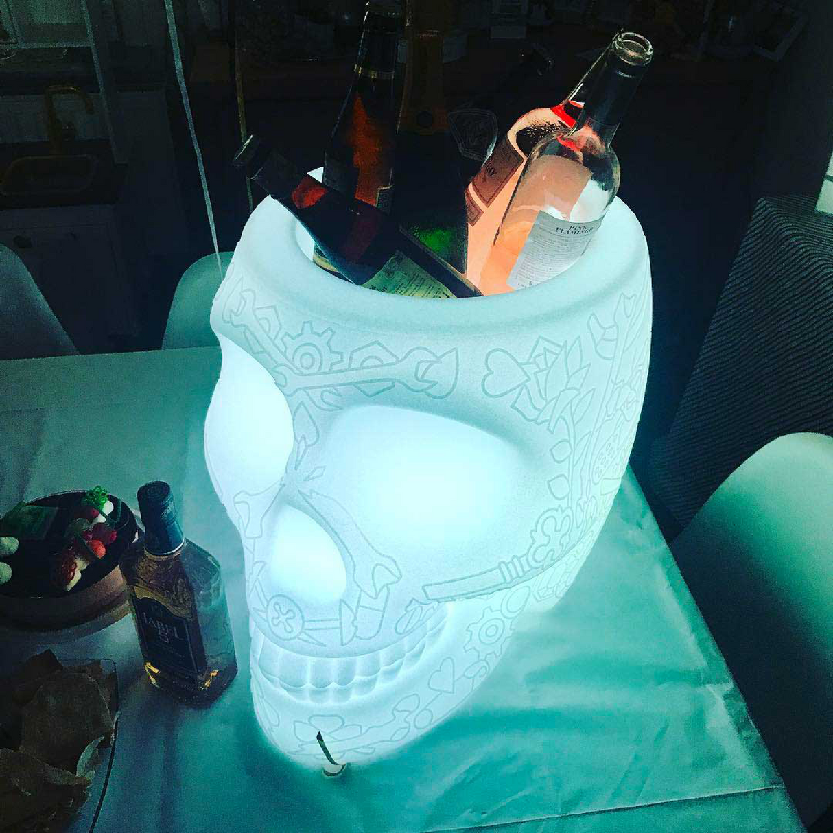   LED Planter & Champagne Cooler Lamp | Oroa.com