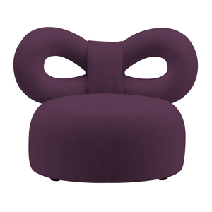   Upholstered Bow Lounge Chair | Oroa.com