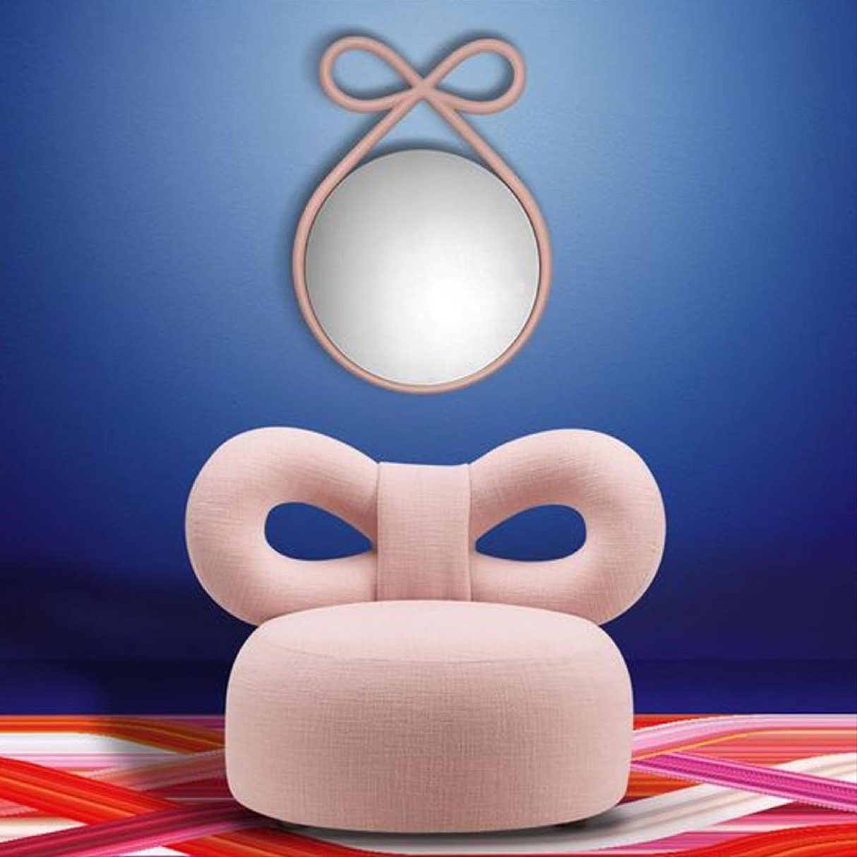   Upholstered Bow Lounge Chair | Oroa.com