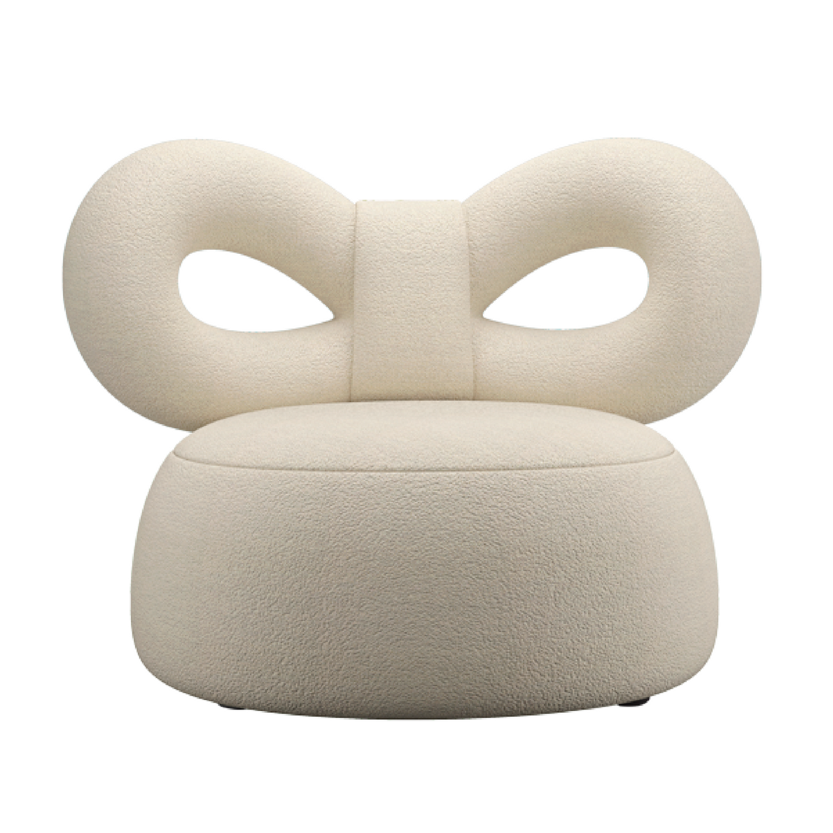   Upholstered Bow Lounge Chair | Oroa.com