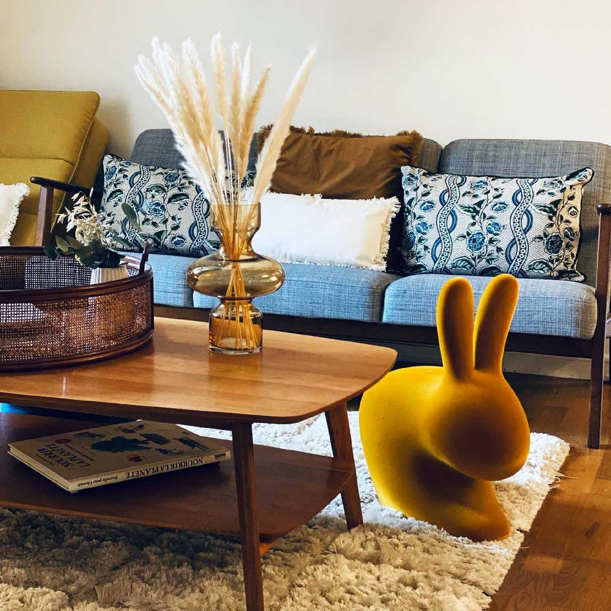   Velvet Bunny Accent Chair | Oroa.com