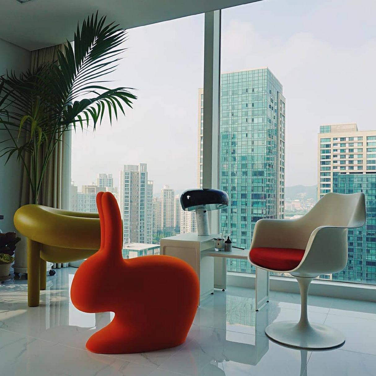   Velvet Bunny Accent Chair | Oroa.com