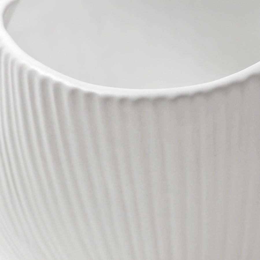   Ribbed Stoneware Bowl | Oroa.com